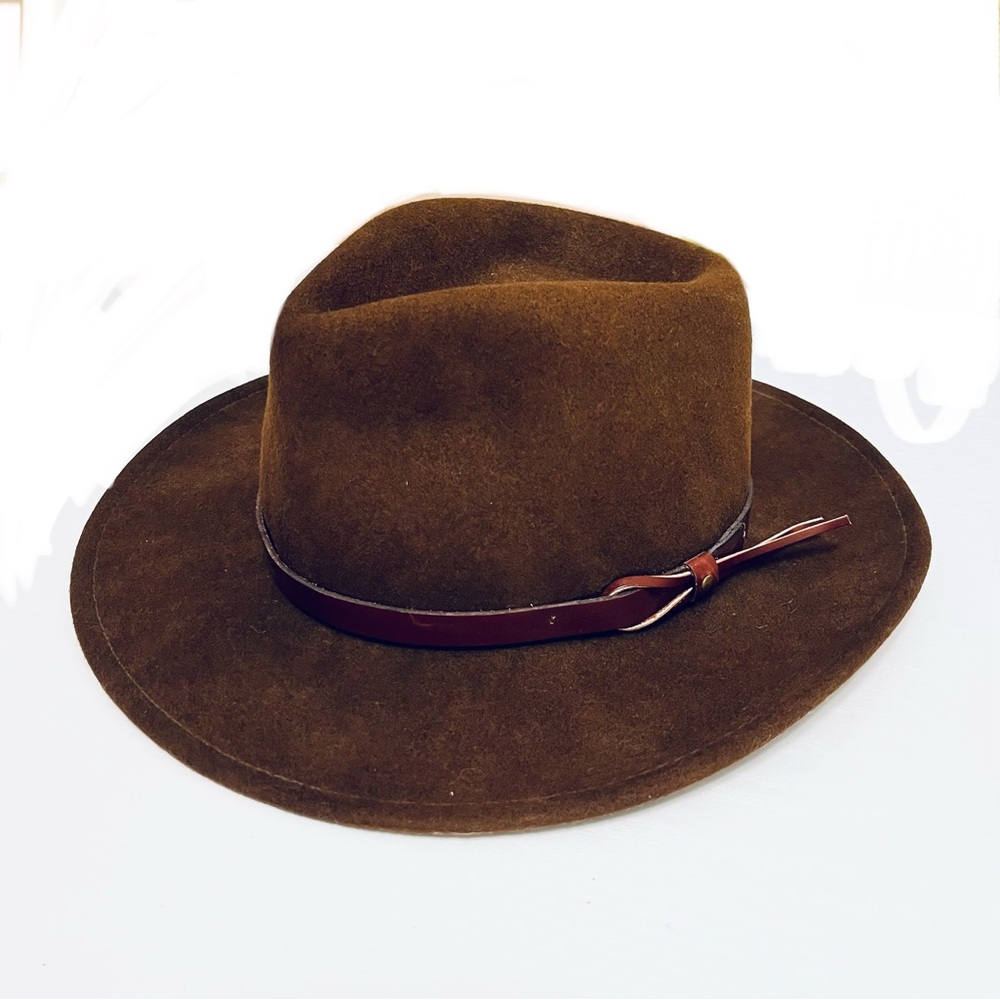 Dorfman Pacific Wool Felt Hat Outback Cowboy Made in USA Indiana Jones